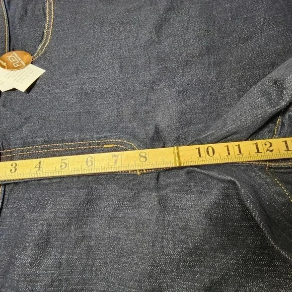 NWT LANE BRYANT SUPER STRETCH BOYFREIND MIDI SHORTS PLUS SIZE 22 BLUE DENIM - Picture 3 of 9
